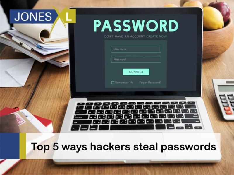 Top FIVE ways hackers steal passwords